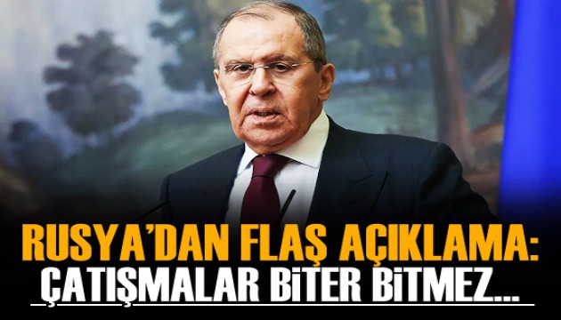 Lavrov: Çatışmalar biter bitmez Filistin devletinin kurulması gerekiyor