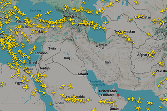 Uçuş haritaları tamamen değişti: Orta Doğu'da hava sahası kaosu
