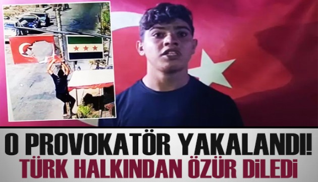 Suriye'nin kuzeyinde Türk bayrağına yönelik provokasyonda bulunanlar yakalandı