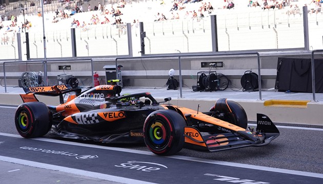 Abu Dabi'de pole Norris'in