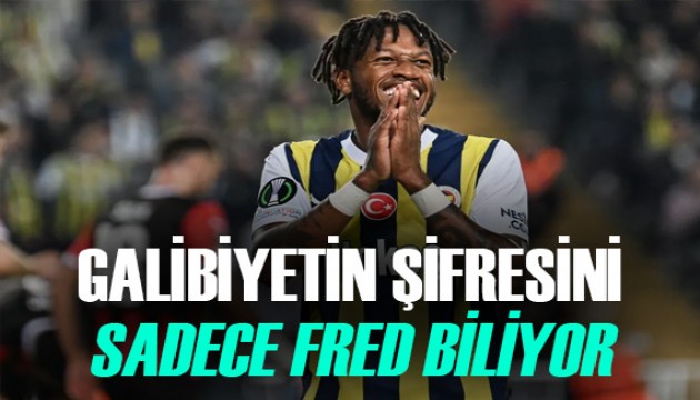 Fenerbahçe'de galibiyetin şifresi Fred'de!