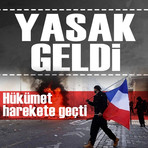 Fransa'da sokağa çıkma yasağı ilan edildi