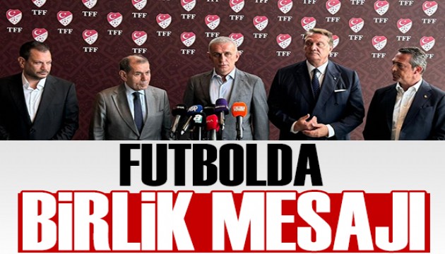 Futbolda birlik ve beraberlik çağrısı