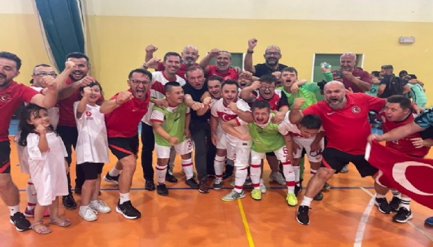 Down Sendromlu Futsal Milli Takımı, Avrupa Şampiyonu oldu!