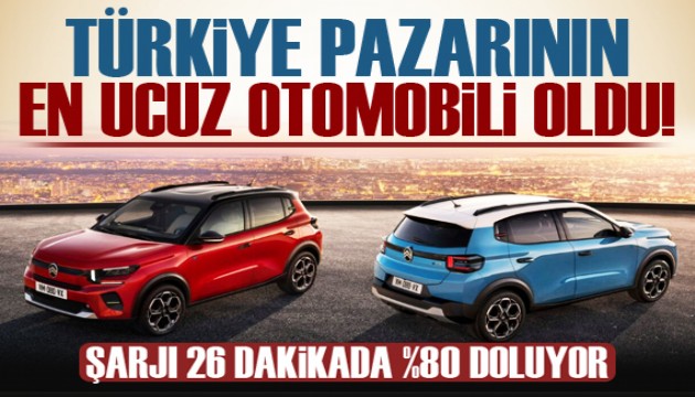Citreon C3, Türkiye pazarının en ucuz otomobili oldu