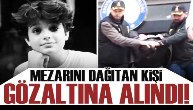 Ahmet Minguzzi'nin mezarını tahrip eden kişi gözaltına alındı