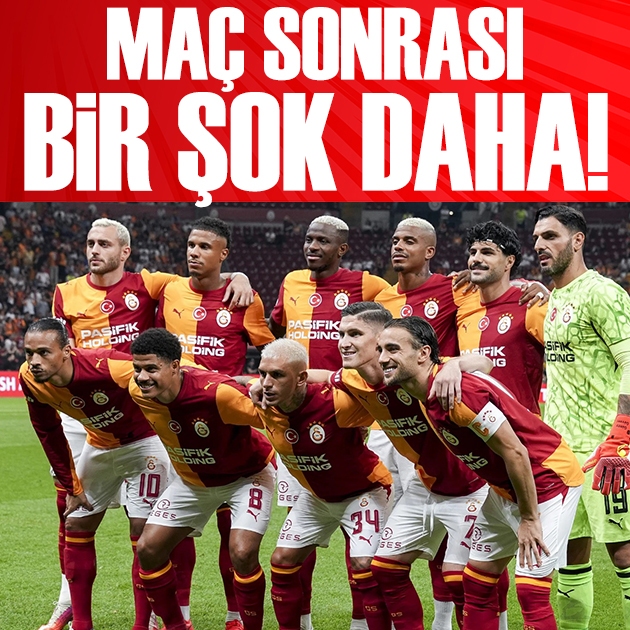 Galatasaray'a Çorum FK maçı sonrası bir şok daha!
