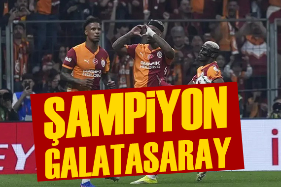 Şampiyon Galatasaray!