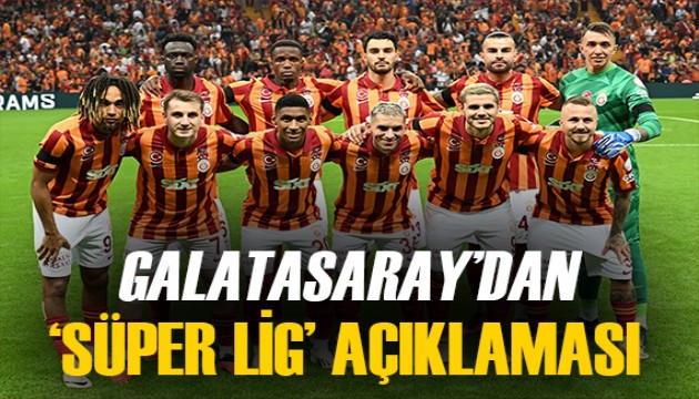 Galatasaray'dan Avrupa Süper Ligi açıklaması