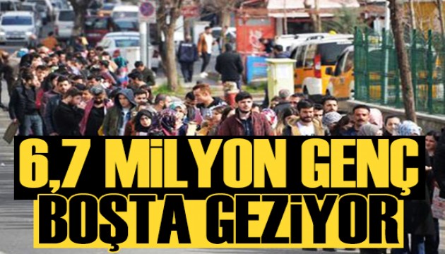 Alaattin Aktaş yazdı: 6,7 milyon genç boşta geziyor