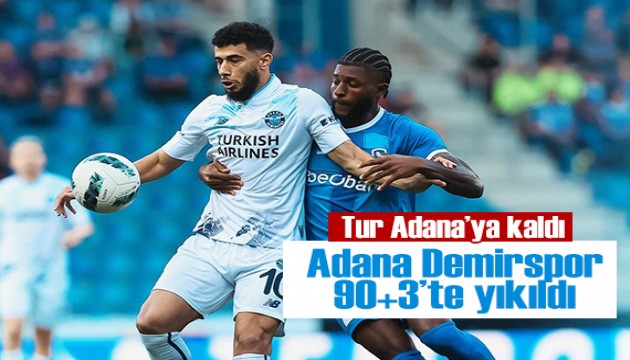 Adana Demirspor, Belçika'da 90+3'te yıkıldı!