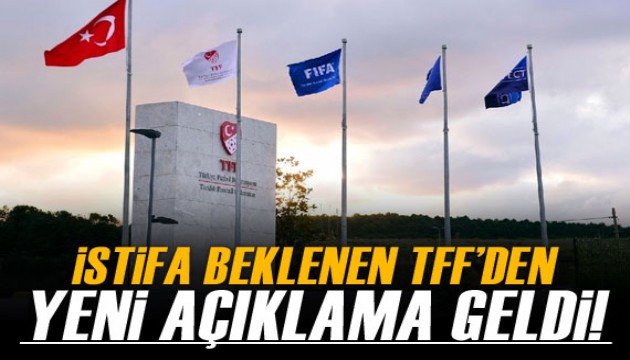 TFF'den Süper Kupa açıklaması