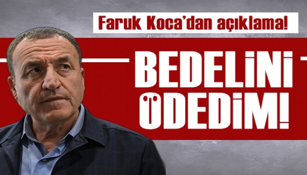 Faruk Koca: Attığım yumruğun bedelini ödedim!