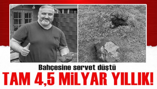 Almanya'da yaşayan Türk'ün bahçesine servet düştü! Tam 400 bin euro...