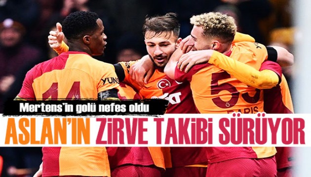 Galatasaray'dan kritik 3 puan!