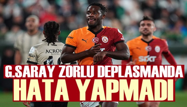 Galatasaray zorlu deplasmandan kayıpsız dönüyor!