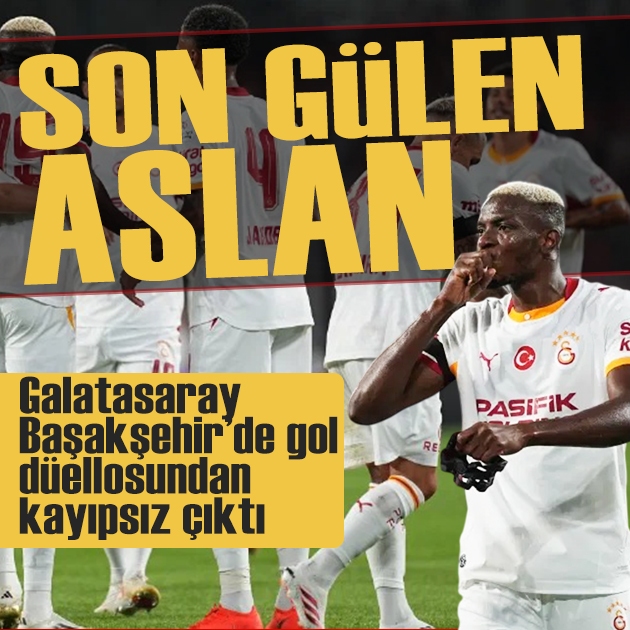 Aslan uzatmada güldü: Gol düellosunda kazanan Galatasaray