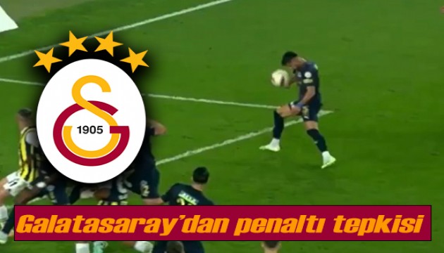 Galatasaray'dan penaltı tepkisi