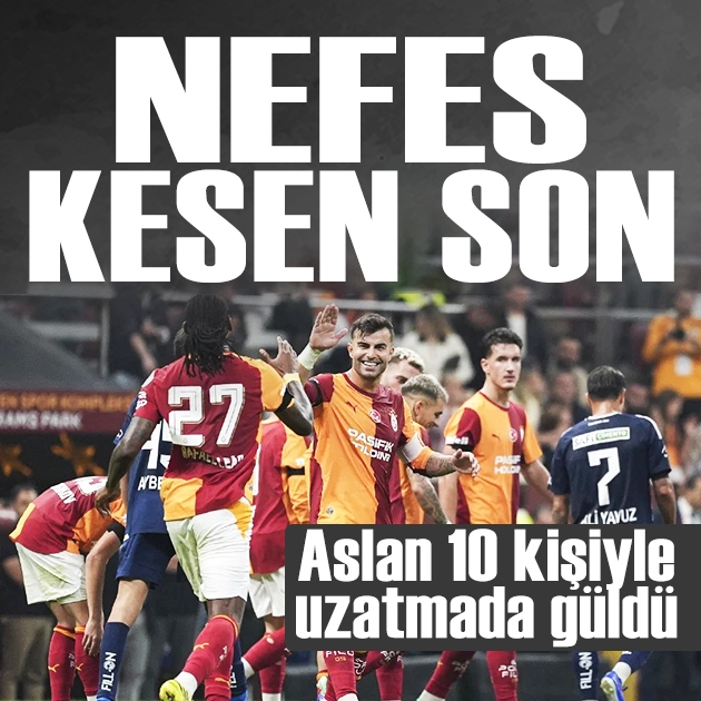 Rams Park'ta nefes kesen son: Galatasaray 10 kişiyle uzatmalarda güldü