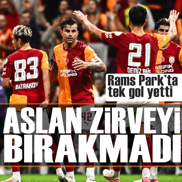 Galatasaray liderliği bırakmadı: Rams Park'ta tek gol