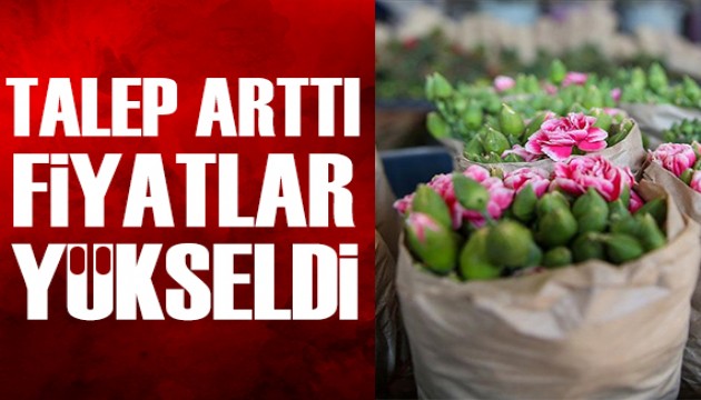 Anneler günü geldi, çiçek fiyatları tavan yaptı