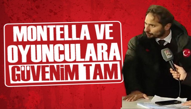 Hamit Altıntop'un oyunculara ve Montella'ya güveni tam