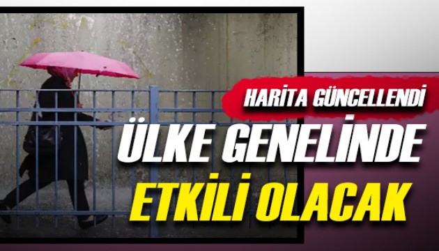 Ülke genelinde etkili olacak