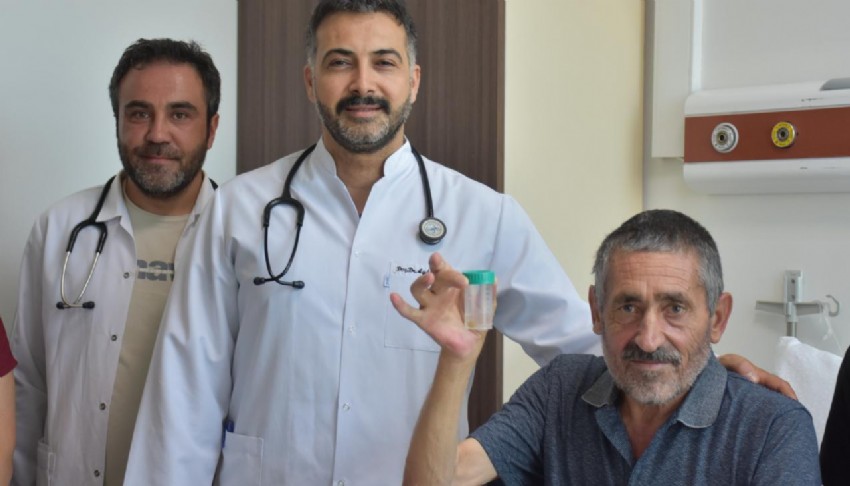 Nefes darlığı yaşayan hastanın akciğerinden sarımsak çıktı