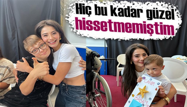 Oyuncu Helin Kandemir'den anlamlı ziyaret