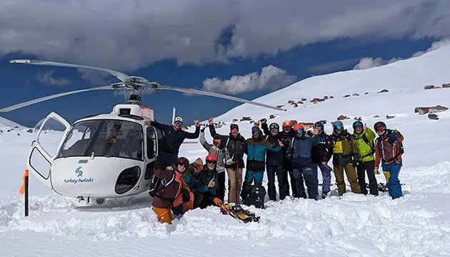 Kaçkar Dağları'nda heliski heyecanı