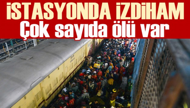 Tren istasyonunda izdiham: Çok sayıda ölü var