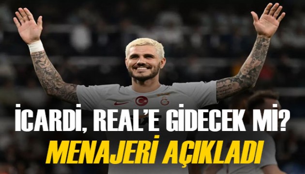 Mauro Icardi, Real Madrid'e gidecek mi? menajeri açıkladı