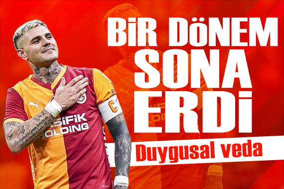 Galatasaray'da İcardi dönemi resmen sona erdi: Kulüpten duygusal veda