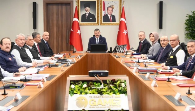 İçişleri'nde sınır güvenliği toplantısı