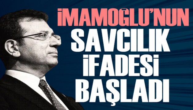 Ekrem İmamoğlu'nun savcılık ifadesi başladı