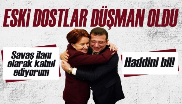 Akşener'in savaş ilanına İmamoğlu'ndan cevap