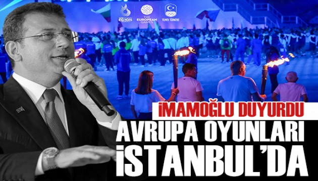 2027 Avrupa Oyunları İstanbul'da!