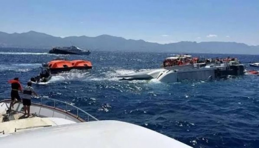 Girne'de batan Filo Jet gemisinin hasar durumu tartışma konusu oldu