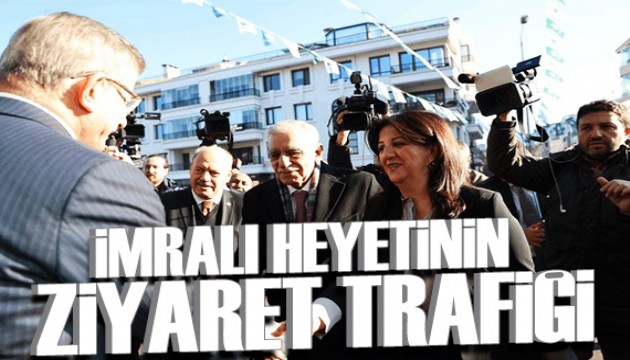 İmralı heyetinin görüşme trafiği: Davutoğlu kapıda karşıladı