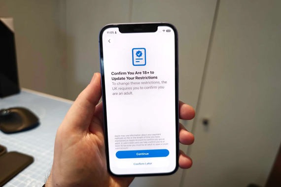 iPhone'lara yaş sınırlaması geldi