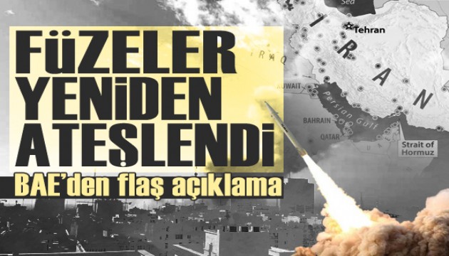 BAE'den flaş açıklama: İran füze ve dronlarla saldırdı