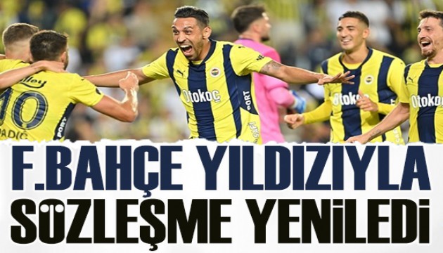 Fenerbahçe yıldızıyla sözleşme yeniledi!