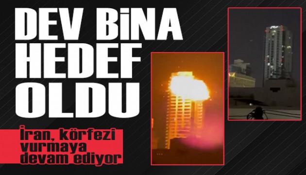 İran ABD karargahını hedef aldı: Bahreyn'de dev bina böyle vuruldu
