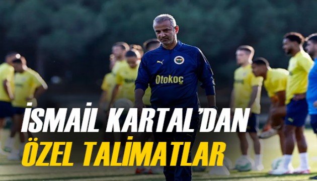 İsmail Kartal, takımla özel bir toplantı yaptı