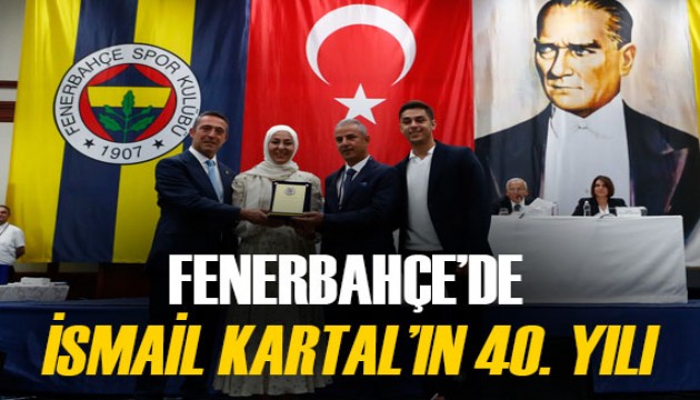 Fenerbahçe Divan Kurulu, İsmail Kartal'ı onurlandırdı