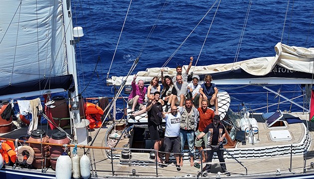 Madleen'deki aktivistler İsrail'de mahsur kaldı