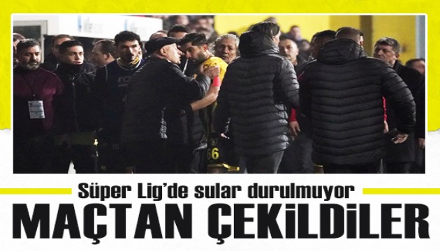 İstanbulspor, Trabzonspor maçında sahadan çekildi!