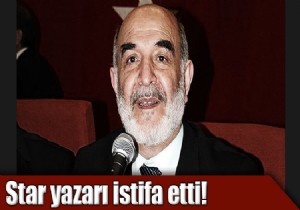 Star yazarı istifa etti