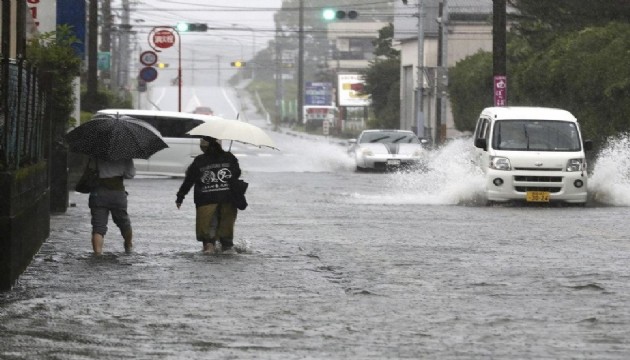 Japonya'da sel felaketi yaşanıyor