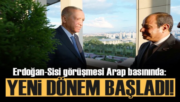 Erdoğan-Sisi görüşmesi Arap basınında: Yeni dönem başladı...